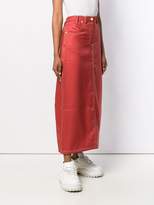 Thumbnail for your product : Eckhaus Latta back slit long skirt