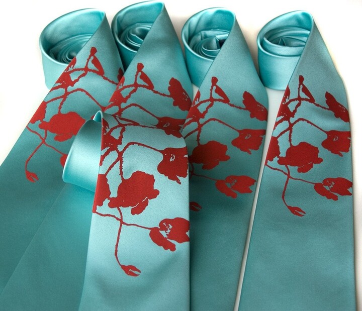 etsy floral ties