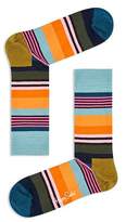 Thumbnail for your product : Happy Socks Multi-Color Striped Socks