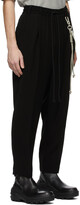 Thumbnail for your product : Song For The Mute Black Jersey Lounge Pants