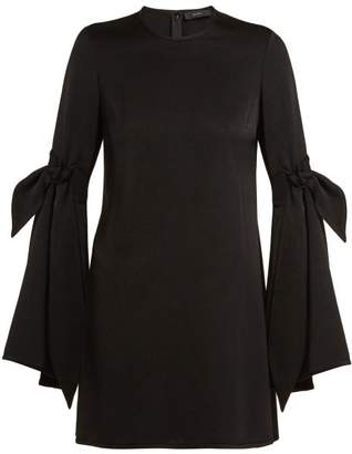 Ellery Thelma Cut Out Sleeve Mini Dress - Womens - Black