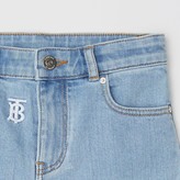 Thumbnail for your product : Burberry Monogram Motif Stretch Denim Shorts