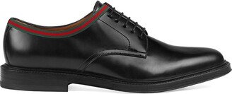 GUCCI Dress shoes / UK9 / BLK / Leather / Patent leather / Sole logo /  Lace-up shoes Black ref.502349 - Joli Closet