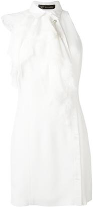 Versace asymmetric flounce dress - women - Silk/Cotton/Acetate - 40