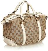 Thumbnail for your product : Gucci Vintage Guccissima Jacquard Boston Bag