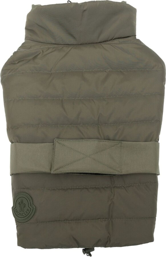 Moncler X Poldo Dog Couture Green Padded Dog Vest