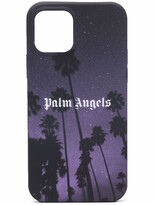 Thumbnail for your product : Palm Angels Stars and Palms print iPhone 12 Pro case