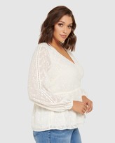 Thumbnail for your product : Forever New Curve - Women's Shirts & Blouses - Andrea Curve Embroidered Blouse - Size One Size, 18 at The Iconic