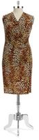 Thumbnail for your product : Anne Klein WOMENS Plus Animal Print Shift Dress