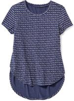Thumbnail for your product : Old Navy Relaxed Tulip-Hem Tee for Girls