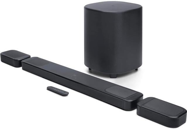 JBL BAR-1000-MK2 Surround Sound 4K Dolby Atmos and DTS Soundbar with 2 Year Amber Protection Plan (2025)
