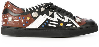 Toga Pulla studded lace up trainers
