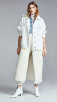 Thumbnail for your product : Natasha Zinko Denim Shearling Oversized LS Jacket