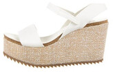 Thumbnail for your product : Pedro Garcia Leather Espadrilles w/ Tags White