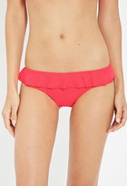 Thumbnail for your product : Forever 21 Laser Cut Ruffle Cheeky Bottoms