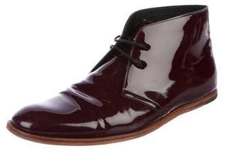 Opening Ceremony Patent Leather Ankle Boots