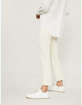 Thumbnail for your product : CASASOLA Straight high-rise knitted trousers