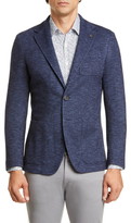 Thumbnail for your product : Canali Classic Fit Plaid Cotton & Wool Knit Sport Coat