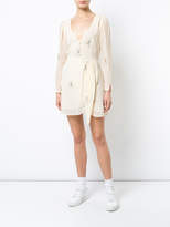Thumbnail for your product : For Love & Lemons scorpion embroidered mini dress