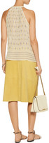 Thumbnail for your product : Joie Eniko tassel-embellished printed silk top