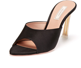 Thumbnail for your product : Nina Ricci Satin Peep-Toe Sandal