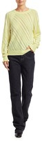 Thumbnail for your product : See by Chloe Lacey Long-Sleeve Wool-Blend Knit Sweater