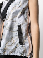 Thumbnail for your product : NO KA 'OI Marble Print Sleeveless Jacket