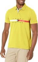 Thumbnail for your product : Tommy Hilfiger Men's Short Sleeve Cotton Pique Flag Polo Shirt in Custom Fit