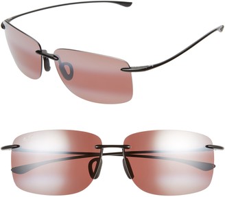 polarizedplus2 hema rimless 62mm oversize sunglasses