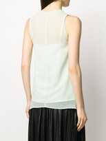 Thumbnail for your product : Alysi Sheer Sleeveless Top