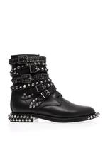 Thumbnail for your product : Saint Laurent Rangers studded leather ankle boots