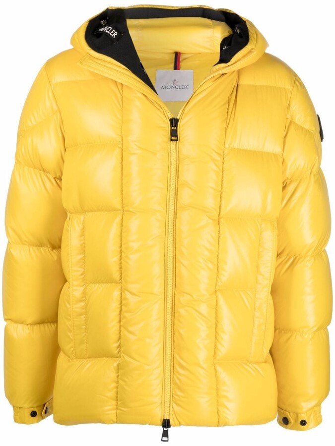 yellow bubble coat men
