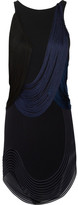 Thumbnail for your product : Stella McCartney Fringed stretch-cady mini dress