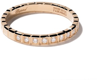 Chopard 18kt yellow gold Ice Cube diamond ring