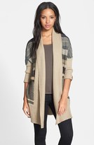 Thumbnail for your product : Nic+Zoe 'Cozy' Stripe Open Front Cardigan