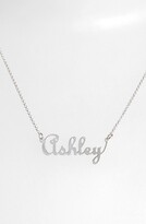 Thumbnail for your product : Argentovivo Personalized Script Name with Heart Necklace