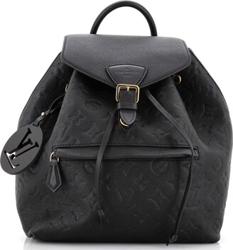 Louis Vuitton 2021-2022 Pre-owned Trio Monogram Backpack - Black
