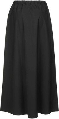 Aspesi Plain Flared Skirt
