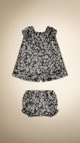 Thumbnail for your product : Burberry Abstract Print Silk Dress