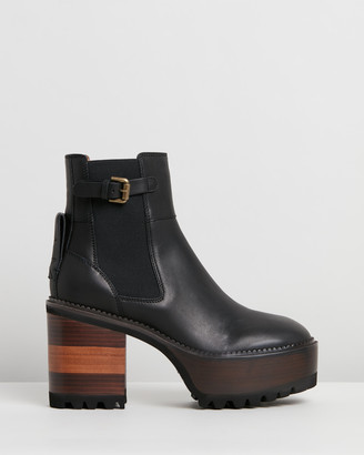 see by chloe platform boots