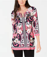Thumbnail for your product : JM Collection Toggle-Chain Tunic, Created for Macy's