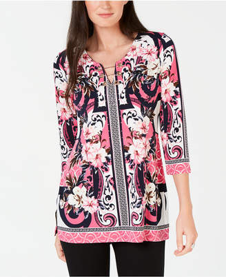 JM Collection Toggle-Chain Tunic, Created for Macy's