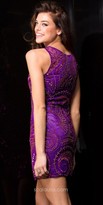 Thumbnail for your product : Scala Purple and fuchsia sequined cocktail dress
