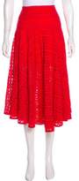 Thumbnail for your product : Preen Line Embroidered Midi Skirt