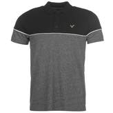 Thumbnail for your product : Voi Jeans Mens Cullen Polo Shirt Classic Fit Tee Top Short Sleeve Button Placket Tonal