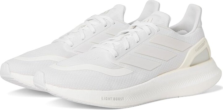 adidas Running Pureboost 5 Running Shoes Women's Running Shoes White/White/White : 10 B - Medium, Rubber