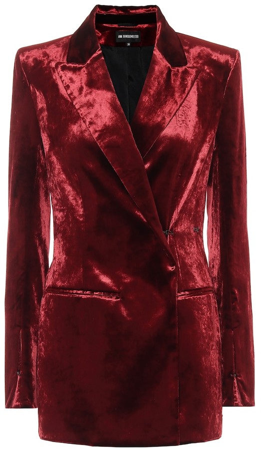 champion bomber jacket red