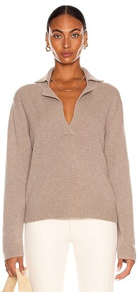 taupe cashmere sweater