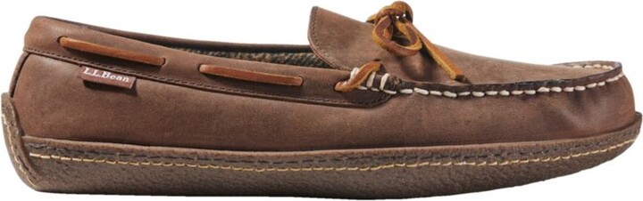 flannel lined mens slippers