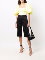 Thumbnail for your product : Self-Portrait Puff-Sleeve Pleated Blouse